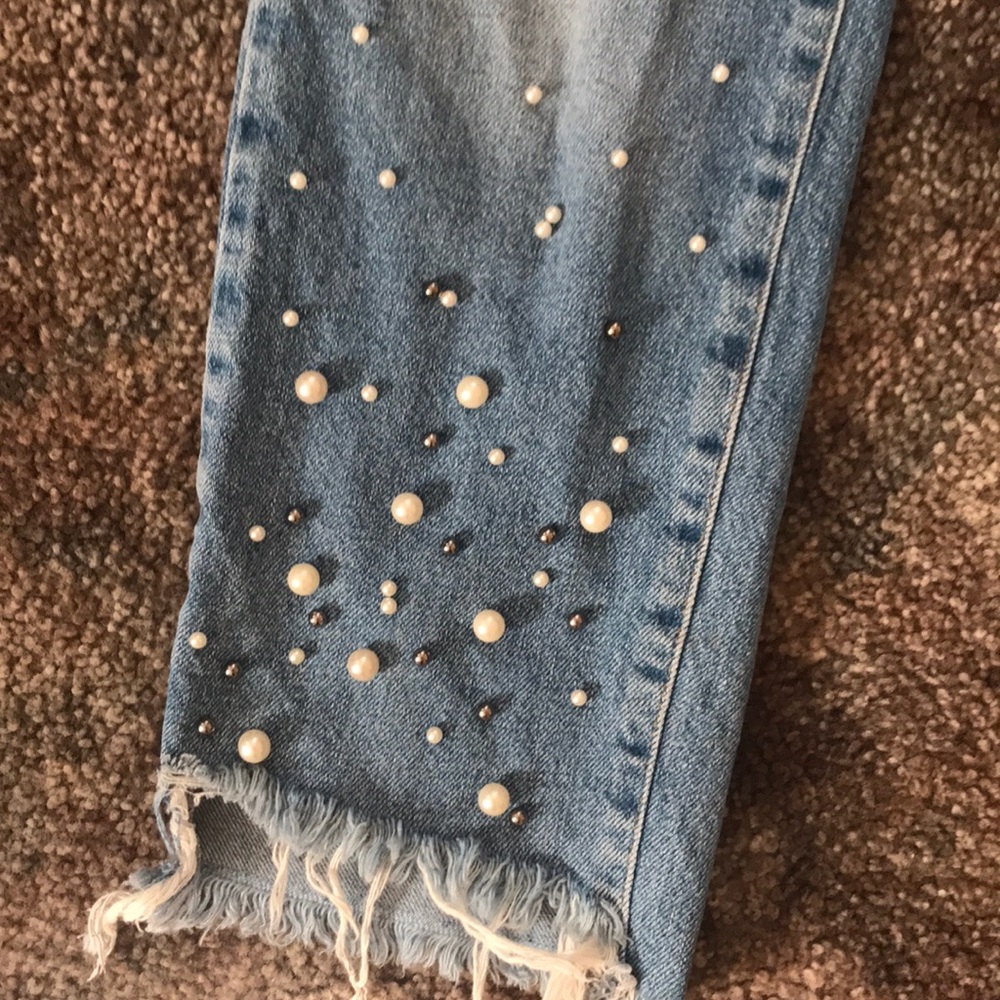 Free People Pearl Cropped Jeans - Picture 2 of 3